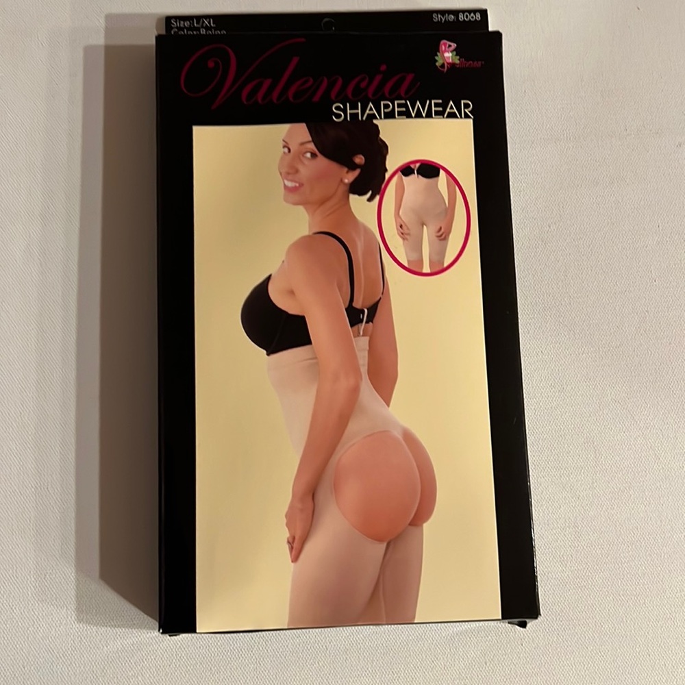 Butt Lifter High Waist. Size: L/XL. Color: Beige